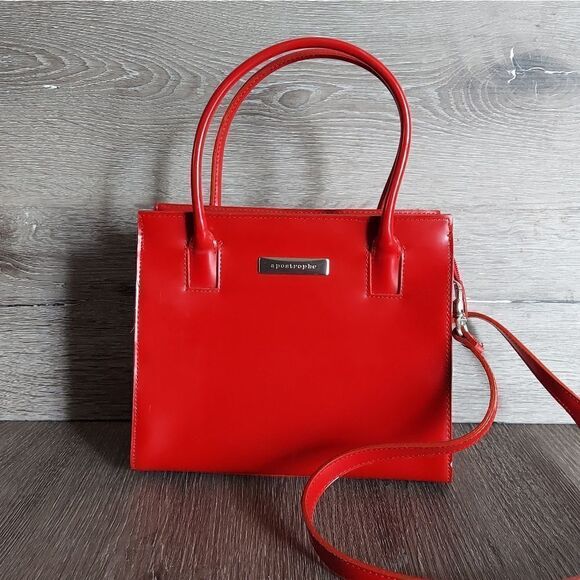 Apostrophe Handbags - Apostrophe Red Crossbody / Shoulder Bag